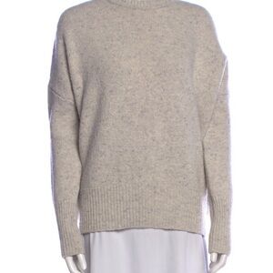 Adam Lippes Soft Cream merino wool cashmere Sweater